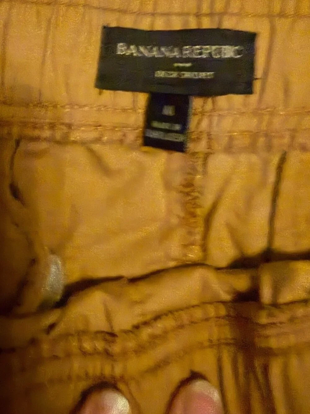 Banana Republic Men's Khaki Pull-On Shorts Elastic Waist Drawstring Size Medium